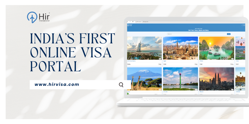 India's first online visa portal